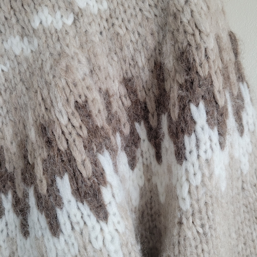 BUCK MASON Fireside Fairisle Sweater Medium - Picture 4 of 7